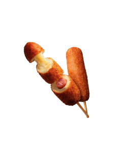 Corn dog saucisse mozzarella