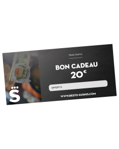BON CADEAU 20€